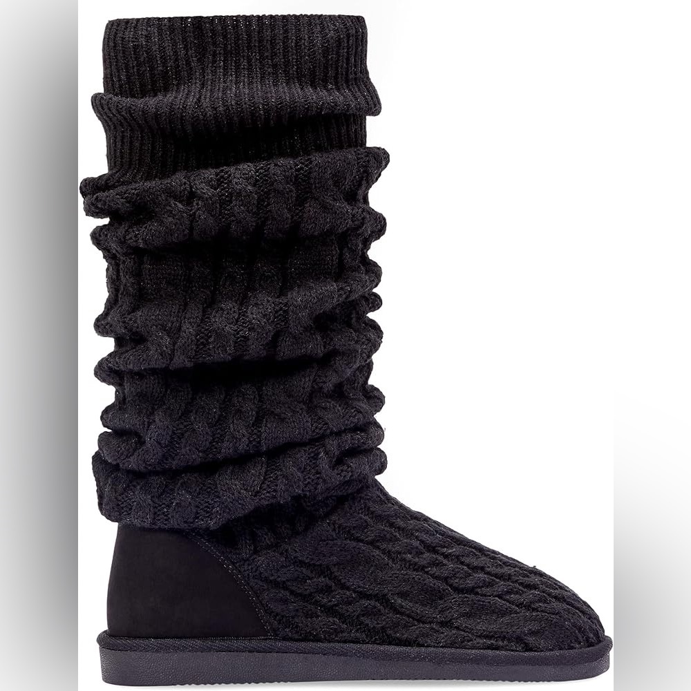 Womens sock knit boot 6 womens